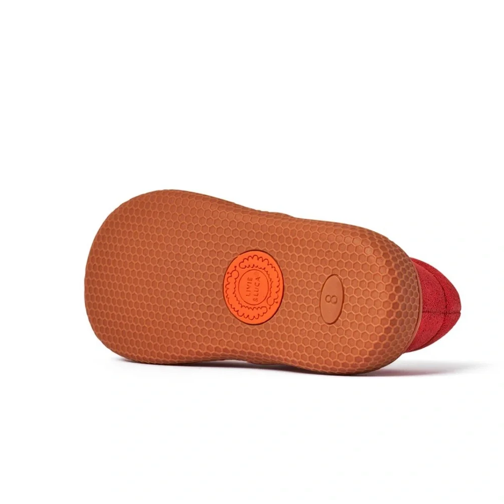 Livie and Luca Red RUCHE CLASSIC Mary Jane Size 11